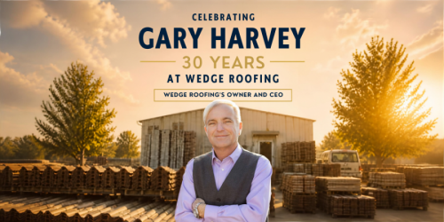 Gary Harvey Celebrates 30 Years at Wedge Roofing