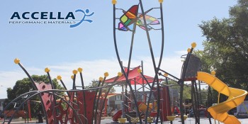 Accella Supports New Community Facilities-Trojan Park Playground and Donates Playground Surface Materials 