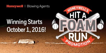 Honeywell Challenges Spray Polyurethane Foam Insulation Contractors and Builders To “Hit a Foam Run”