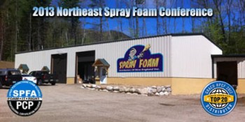 Spray Foam Distributors of New England Announces 2013 Northeast Spray Foam Conference