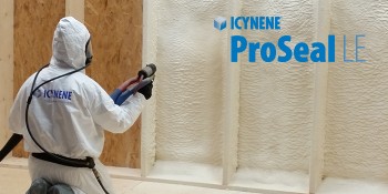 Icynene ProSeal LE: Efficiency In The Installation And In R-Value