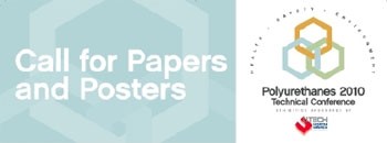 Center for the Polyurethanes Industry (CPI) Issues a Call For Papers and Call for Posters