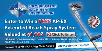PMC's AP-Ex Extended Reach, Spray Foam Tool Giveaway.  Risk Mitigating and Efficiency Package