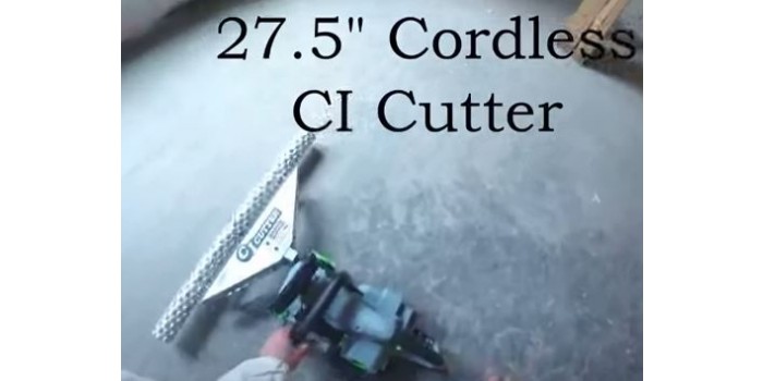 New Cordless CI Cutter