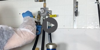 Change Over Material with the Logan Manifold